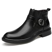 Men's Handmade Genuine Leather Fashion Chelsea Boots Dress Tuxedo Ankle Boots