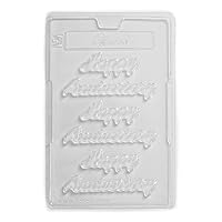 Cacao Happy Anniversary (Words) Chocolate Mould 3 Cavity