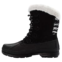 Propet Womens Lumi Tall Duck Casual Boots Mid Calf - Black