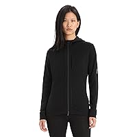 Icebreaker Merino Women's Quantum Iii Long Sleeve Wool Athletic Zip Up Hoodie