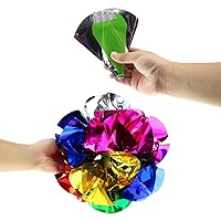 Appearing Ball Flower Magic Spring Flower Bouquet Magic Tricks Props Close Up Street Magic Tricks Novelty Party Toys (Diameter 12