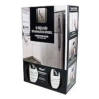 Liquid Stainless Steel Fridge Kit, Stainless Steel, 5 Piece Set