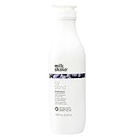 milk_shake Icy Blond Shampoo - Black Pigment Silver Shampoo for Very Light Blond and Platinum Hair, 33.8 Fl Oz (1000ml)