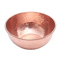 NOVICA Handcrafted Copper Bowl Hammered in Bali Metallic Indonesia Tableware Dinnerware Bowls 'Warm Glow'