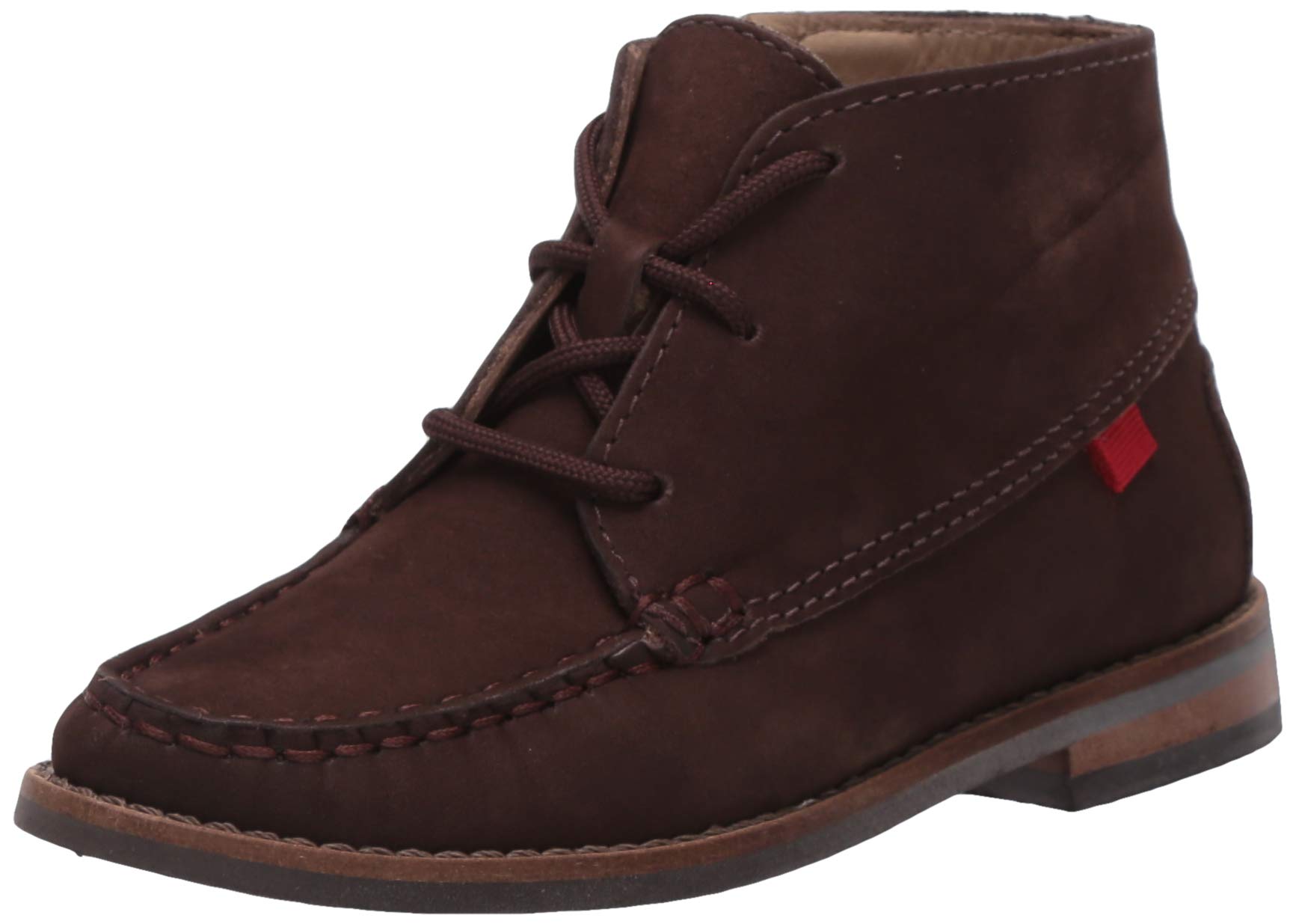 Marc Joseph New York Unisex-Kid's Leather Made in Brazil Chukka Ankle Boot with Laces, Brown Nubuck, 1.5 M US Little Kid