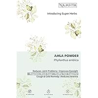 Namhya Amla Powder Indian Gooseberry 100% Natural for Hair Fall Reduction Growth and Good Skin, Emblica Officinalis No Preservatives & Chemicals, 3.5 Oz, Pack of 3