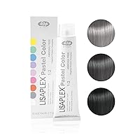 Lisaplex Pastel Color Hair Color Cream, 60 ml./2 fl.oz. (Smoky Crystal)