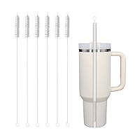 XSGXS 6 Pack, Straw Cleaner for Stanley, Straw Cleaner Brush Compatible with Stanley 40 oz 30 oz 20 oz Cup Tumbler