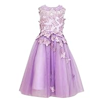 Champagne Tulle Girl Dress Flower Girl Dress Girl Prom Dress Butterfly