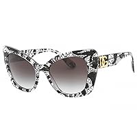 Dolce & Gabbana Sunglasses DG 4405 32878G Black Lace Grey Gradient