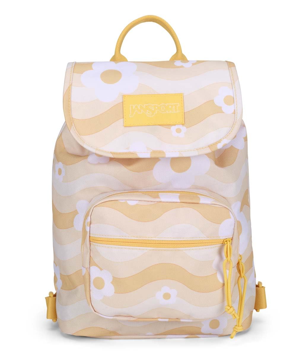 JanSport Highlands Mini Pack Backpack, Flower Power Yellow, One Size