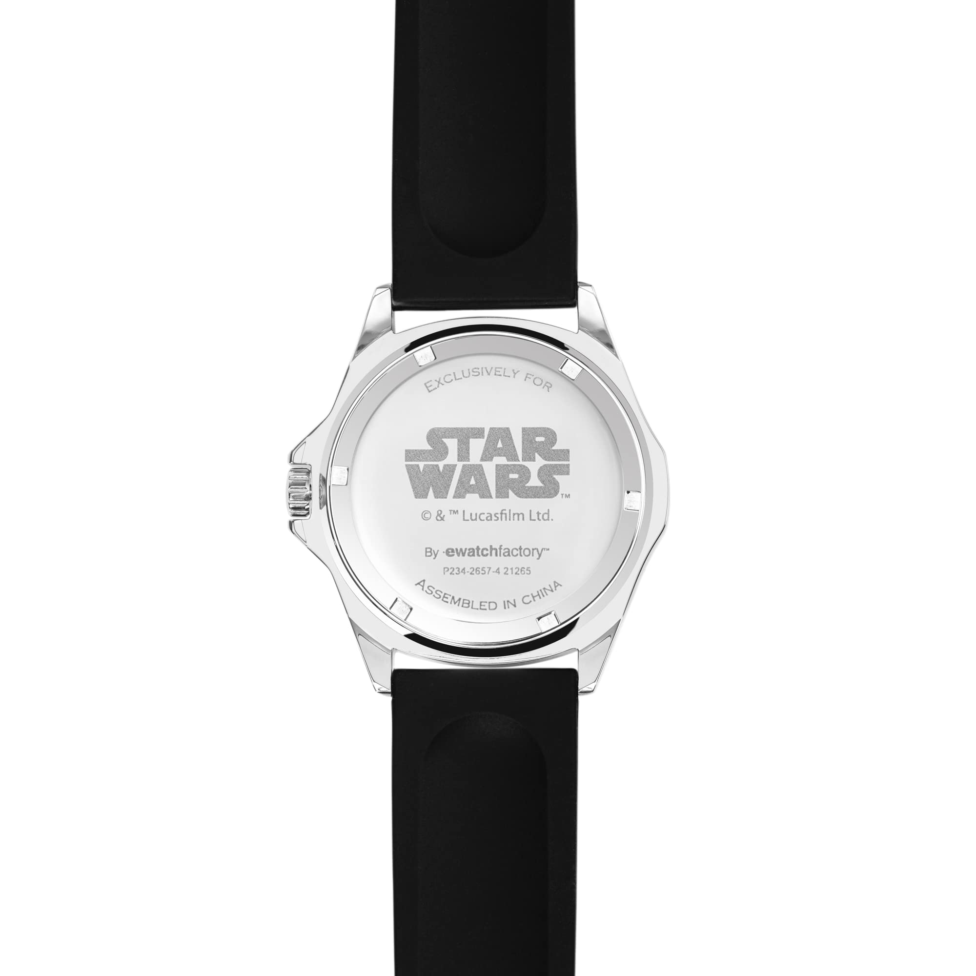 Star Wars The Mandalorian Adult Honors Diver Bezel Analog Quartz Strap Watch
