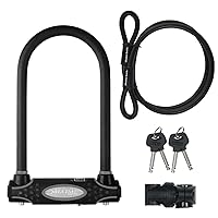 Master Lock Gold Sold Secure Bike Lock & Cable Small Black