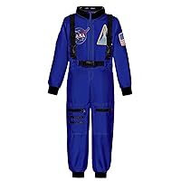 Astronaut Costume for Kids NASA Space Pilot Toddler Boys Birthday Halloween Costumes
