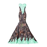 Camo and Lace Wedding Dress Mother of The Bride Formal Dresses 2024