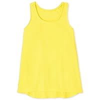 Girls' Sleeveless High Low Pajama Tank Top