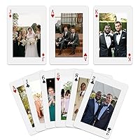 Custom Deck of Playing Cards with Photo,Bridesmaid Gift Best Man Gift Custom Themed Playing Cards Gift for Couple & Wedding & Party & Loved Ones