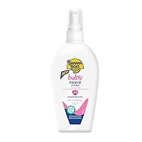 Banana Boat Baby Mineral Enriched Sunscreen Spray SPF 50, 5oz | Banana Boat Baby Sunscreen Spray, Sunscreen for Babies, Oxybenzone Free Sunscreen, Banana Boat Pump Spray Sunscreen SPF 50, 5oz