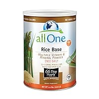 allOne Rice Base Multiple Vitamin & Mineral Powder, Once Daily Multivitamin, Mineral & Whole Food Amino Acid Supplement w/6g Protein (66 Servings) (66 Servings)