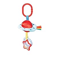 Manhattan Toy UFO Clip-on Baby Travel Toy with Rattles and Teethers Small