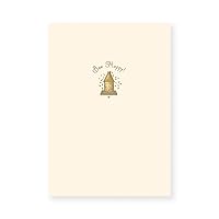 Graphique Bee Happy La Petite Presse Boxed Notecards - 10 Embossed and Embellished Gold Foil 