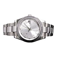 Whatswatch Sapphire Crystal Parnis Sterile Datejust Watch Automatic Men 40mm Watch PA-0036