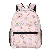Kawaii Girls Backpack 17 Inch Student Backpack 3d Printed Cute Casual Backpack Lightweight Travel Backpack