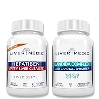 Bundle: Hepatiben Liver Detox Cleanse and Candida Complex