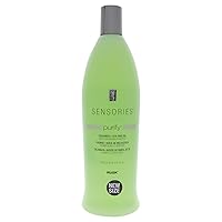 RUSK Sensories Purify Cucurbita and Tea Tree Deep Cleansing Shampoo, Deep-Cleansing Shampoo, Rids Hair of Impurities and Styling Product Buildup, 33.8 Fl Oz (Pack of 1)