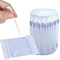50Pcs Piercing Aftercare Swabs - Disposable Individually Wrapped Cotton Swabsticks - Solution for Ear Nose Belly Button Body Piercing Aftercare Cleaner