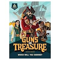 Castillo Games Guns or Treasure | Family Board Game | Ages 8+ | 2 to 6 Players | Average Playtime 15 Minutes | Made