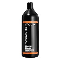 MATRIX Total Results Mega Sleek Conditioner | Controls Frizz Leaving Hair Smooth & Shiny | With Shea Butter | For Unruly Hair