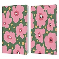 Head Case Designs Officially Licensed Ninola Green Flowers Nature Bold Leather Book Wallet Case Cover Compatible with Kindle Paperwhite 1/2 / 3