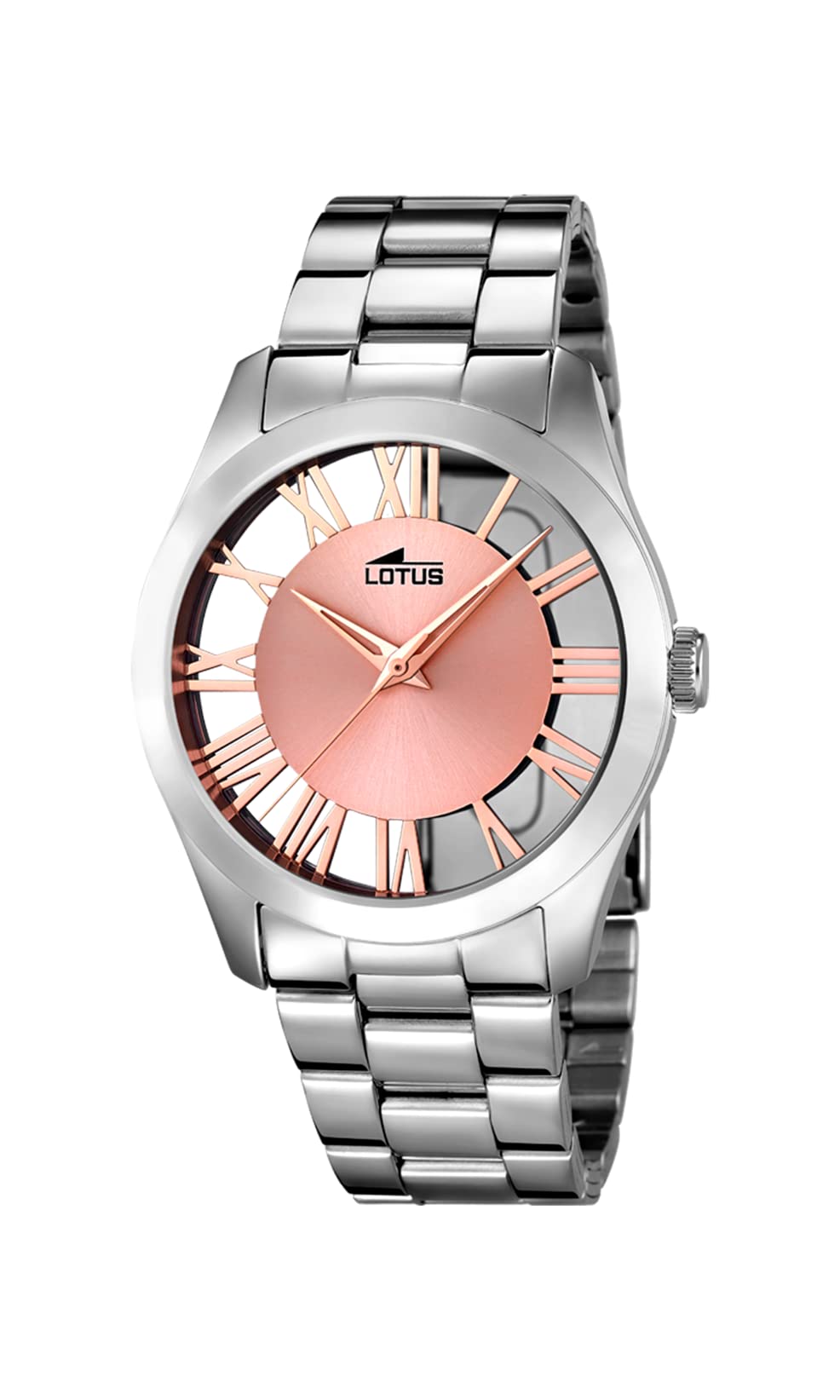 Lotus Women's Year-Round Quartz Watch with Stainless Steel Strap, Silver, 18 (Model: 18122/1)