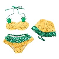 May's Kids Girls Tankini Bikini 3 Pieces Swimwear Swimming Bathing