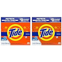 Tide Powder Laundry Detergent, Original, 95 loads, 120 oz (Pack of 2)