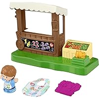 Fisher-Price Little People Toddler Toy Farmers Market Playset with Light Sounds Figure & Accessories for Ages 1+ Years