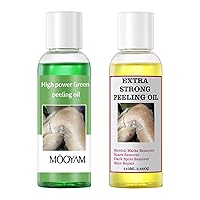 Peeling Oil for Dark Skin, Yellow Peeling Oil and Peeling Oil for Dark Skin Green Peeling Oil Extra Strength Exfoliate Body