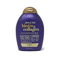 Thick and Full Biotin and Collagen Conditioner Organix Conditioner Unisex 13 oz (Pack of 5)