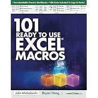 101 Ready To Use Microsoft Excel Macros (101 Excel Series) 101 Ready To Use Microsoft Excel Macros (101 Excel Series) Kindle Paperback Hardcover