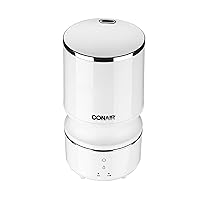 Conair Ultrasonic Cool Mist Humidifier, Quiet Operation, Perfect for Small Room, Office or Den, Easy-Clean Humidifier, 15-hour Run Time, Auto-Off