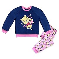 Disney Winnie the Pooh Fleece Pajama Set for Girls