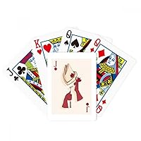 Playing Cards Heart J Pattern Poker Playing Magic Card Fun Board Game