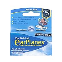 EarPlanes Ear Plugs 1 Pair (Pack of 6)
