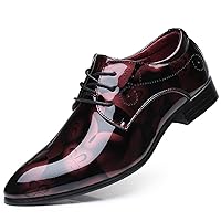 Men's Fashion Pointed Dress Shoes Oxford Shoes Formal Business Dress Wedding Party Shoes