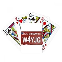 USA American Car Number Pattern Poker Playing Magic Card Fun Board Game