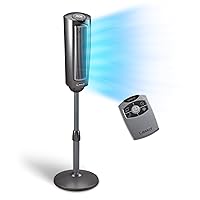 Lasko Oscillating Pedestal Fan, Adjustable Height, 3 Quiet Speeds, Timer, Remote Control for Bedroom, Living Room, Home Office and College Dorm Room, 52