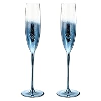 BESTOYARD Wedding Decor 2pcs Glass Wine Cup Crystal Champagne Goblet Cocktail Flutes Tumbler Whiskey Mimosa Container for Wedding Prom Birthday Holiday Party Favors Whiskey Glasses