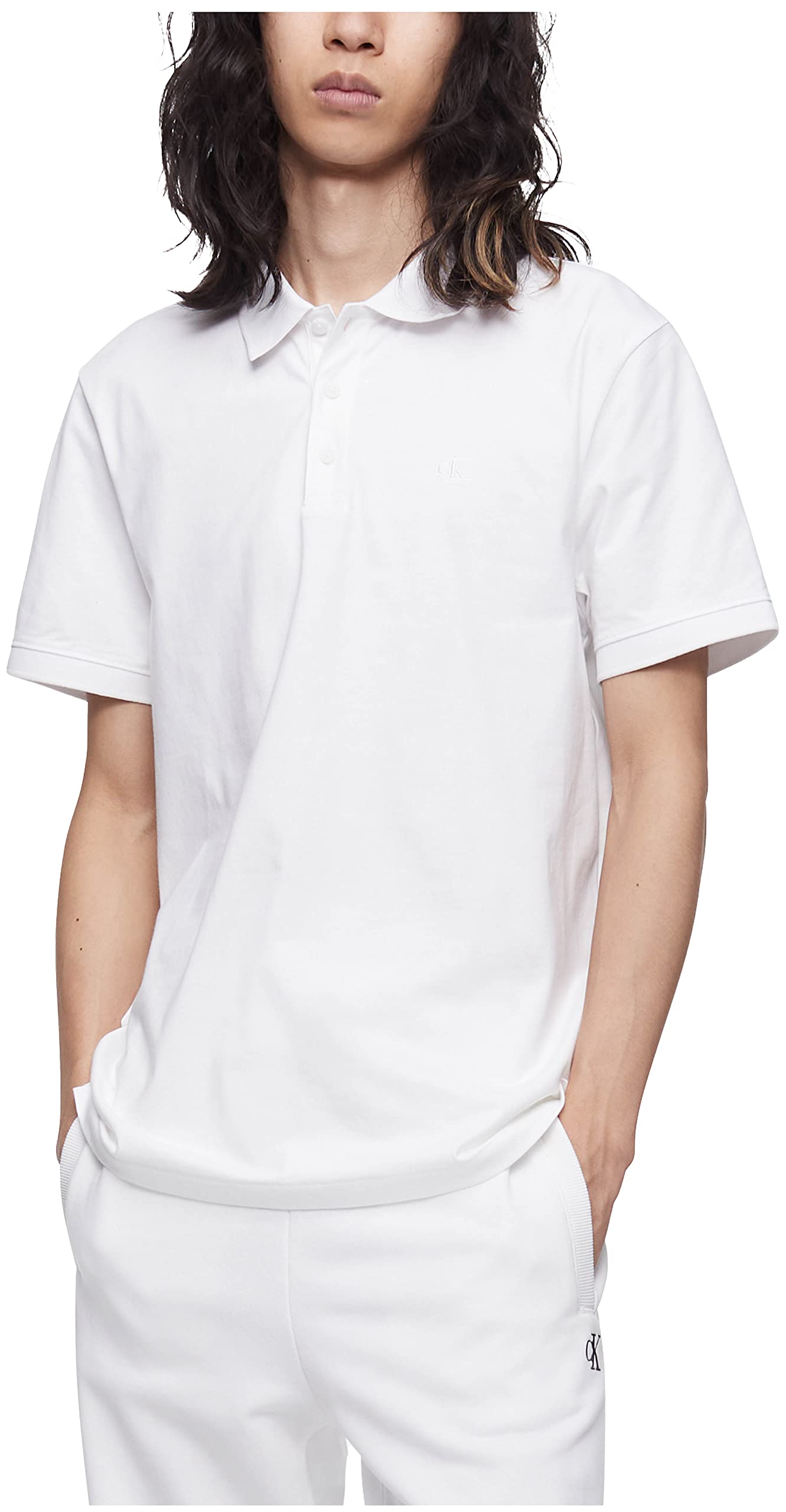 Mua Calvin Klein Men's Smooth Cotton Monogram Logo Polo Shirt trên Amazon  Mỹ chính hãng 2023 | Giaonhan247