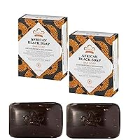Bar Soap, African Blk with Al, 5 oz (2 Pack)